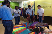 Germany customer visits Leather factory-thumb